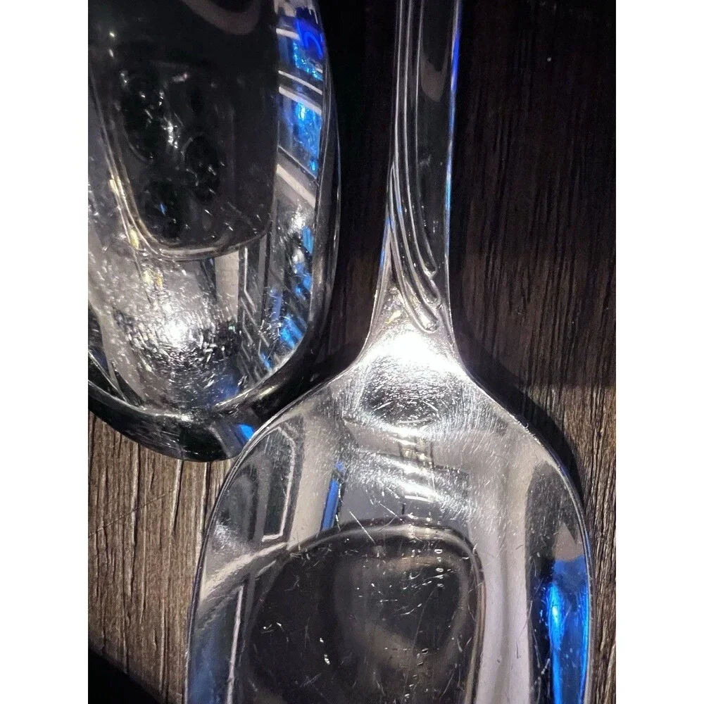 8 teaspoons spoons Oneida Camber Cresta Windswept Scroll Flatware silverware